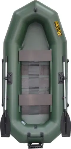 Моторно-гребная лодка Муссон R-260 PC TP (зеленый)