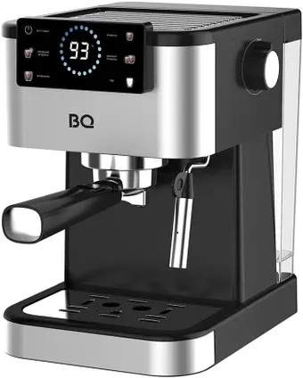 Рожковая кофеварка BQ ECM1078M (черный/нержавеющая сталь)