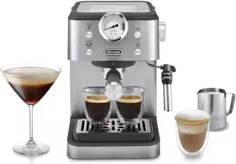 Рожковая кофеварка DeLonghi Classic EM450.M