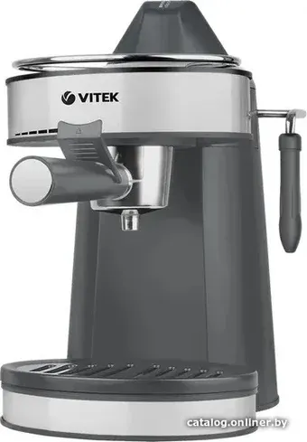 Рожковая кофеварка Vitek VT-1524 GD (черный/серебристый)