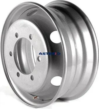 Штампованные диски Asterro 1711D 17.5x6.75" 6x205мм DIA 161мм ET 122мм Silver
