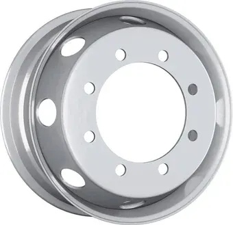Штампованные диски Asterro 1744A 17.5x6.75" 8x275мм DIA 221мм ET 130мм Silver