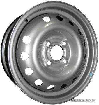 Штампованные диски Eurodisk 53C37.5G 14x5.5" 4x108мм DIA 63.3мм ET 37.5мм Silver