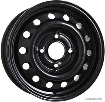 Штампованные диски Eurodisk 64A40C 15x6" 4x100мм DIA 60.1мм ET 40мм Black