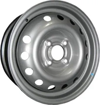 Штампованные диски Eurodisk 65G22F1 16x6" 5x139.5мм DIA 108.6мм ET 22мм Silver