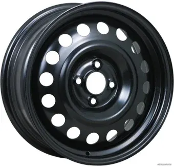 Штампованные диски TREBL 1676 16x6.5" 4x100мм DIA 60.1мм ET 37мм Black