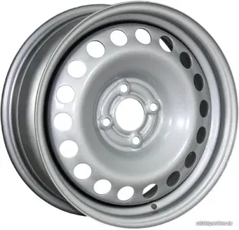 Штампованные диски TREBL 1676 16x6.5" 4x100мм DIA 60.1мм ET 37мм Silver