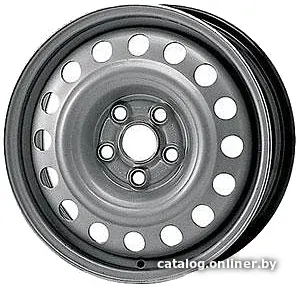Штампованные диски TREBL 5210 14x5" 5x100мм DIA 57.1мм ET 35мм Silver