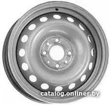 Штампованные диски TREBL 53A45V 14x5.5" 4x100мм DIA 56.1мм ET 45мм Silver