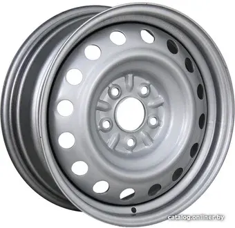 Штампованные диски TREBL 7855 16x6.5" 5x114.3мм DIA 66.1мм ET 40мм Silver