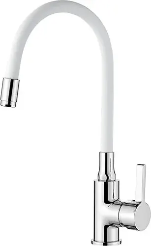Смеситель Ledeme H98 L4898-3 (белый/хром)