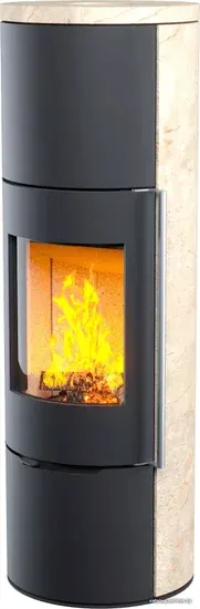 Свободностоящая печь-камин Astov R1.0 XL K (вид камня: Крема беж)