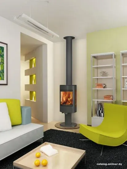 Свободностоящая печь-камин Dovre Astro4CB/P — фото 3