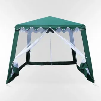 Тент-шатер Afina Garden AFM-1036N 3x3/2.4x2.4 м (зеленый)