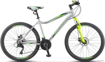Велосипед Stels Miss 5000 MD 26 V020 р.18 2023 (серебристый/салатовый)